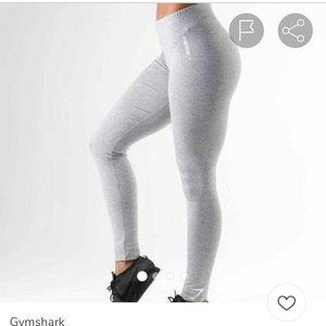 Gray GymShark Jersey Ark Leggings